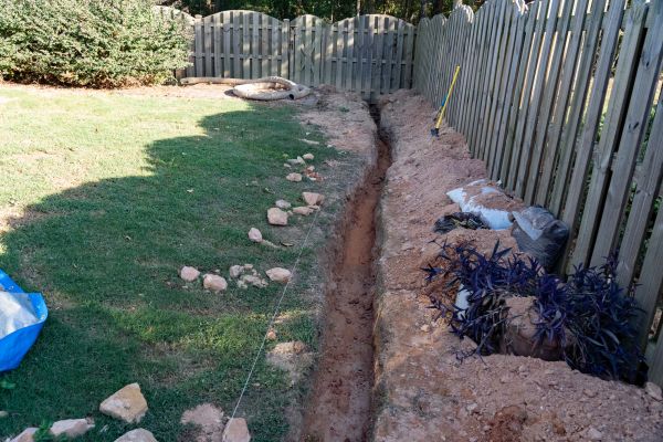 Trench Drain Installation in Fishers