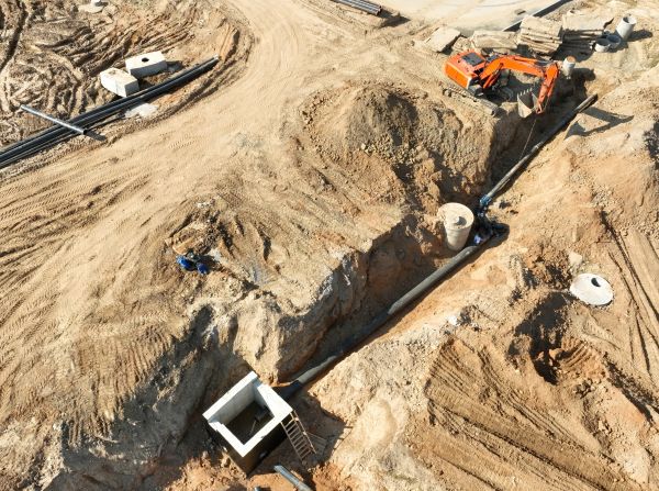 Drainage Construction in Fishers