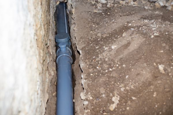 Drain Line Installation in Fishers