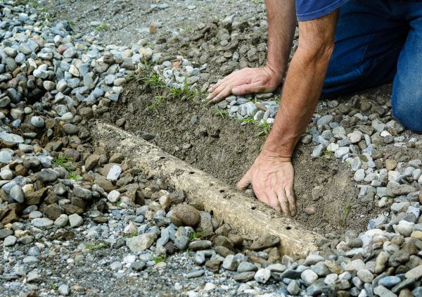 French Ditch Installation in Fishers