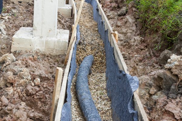 French Drain Installation in Fishers